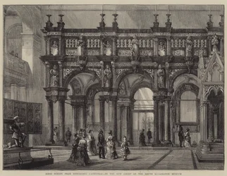 Chorschranke aus der Kathedrale von Bois-le-Duc, im neuen Hof des Kensington Museums